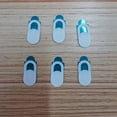 thumbnail image 2 of OULII Back to School 6Set Camera Privacy Slider for Laptop Tablet Phone White Plastic Design, 2 of 8