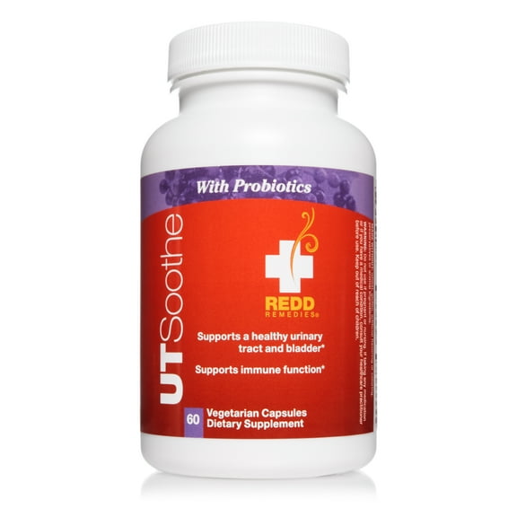 Redd Remedies, UT Soothe with Probiotics, Supports Immune and Urinary Tract Health, 60 Capsules