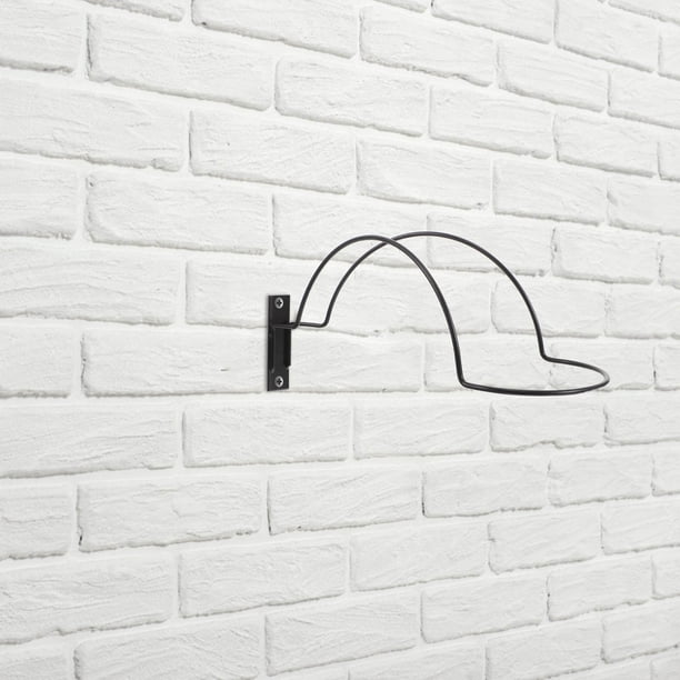 unbranded Soporte De Metálico Negro Para Pared Con Alta Capacidad De Carga Y Fácil Instalación