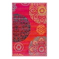 thumbnail image 3 of Unique Loom Azalea Collection Area Rug - Aromi (2' x 3' Rectangle Rust Red/Orange), 3 of 7