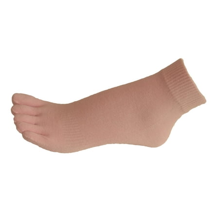 

Couver 5 Finger Toes Ankle Toe Socks 1 Pair Light Pink Small