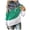 Green, variant on Quarter Zip Pullover Women Fall Winter Comfy Hooded Long Sleeve Batwing One Shoulder Color Block Graphic Hoodie Cotton Hoodies Sweatshirts(Black,XXL)