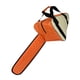 thumbnail image 3 of Bolsa de transporte para motosierra Estuche de transporte para motosierra Práctico multiusos con cremallera Naranja Blanco, 3 of 7