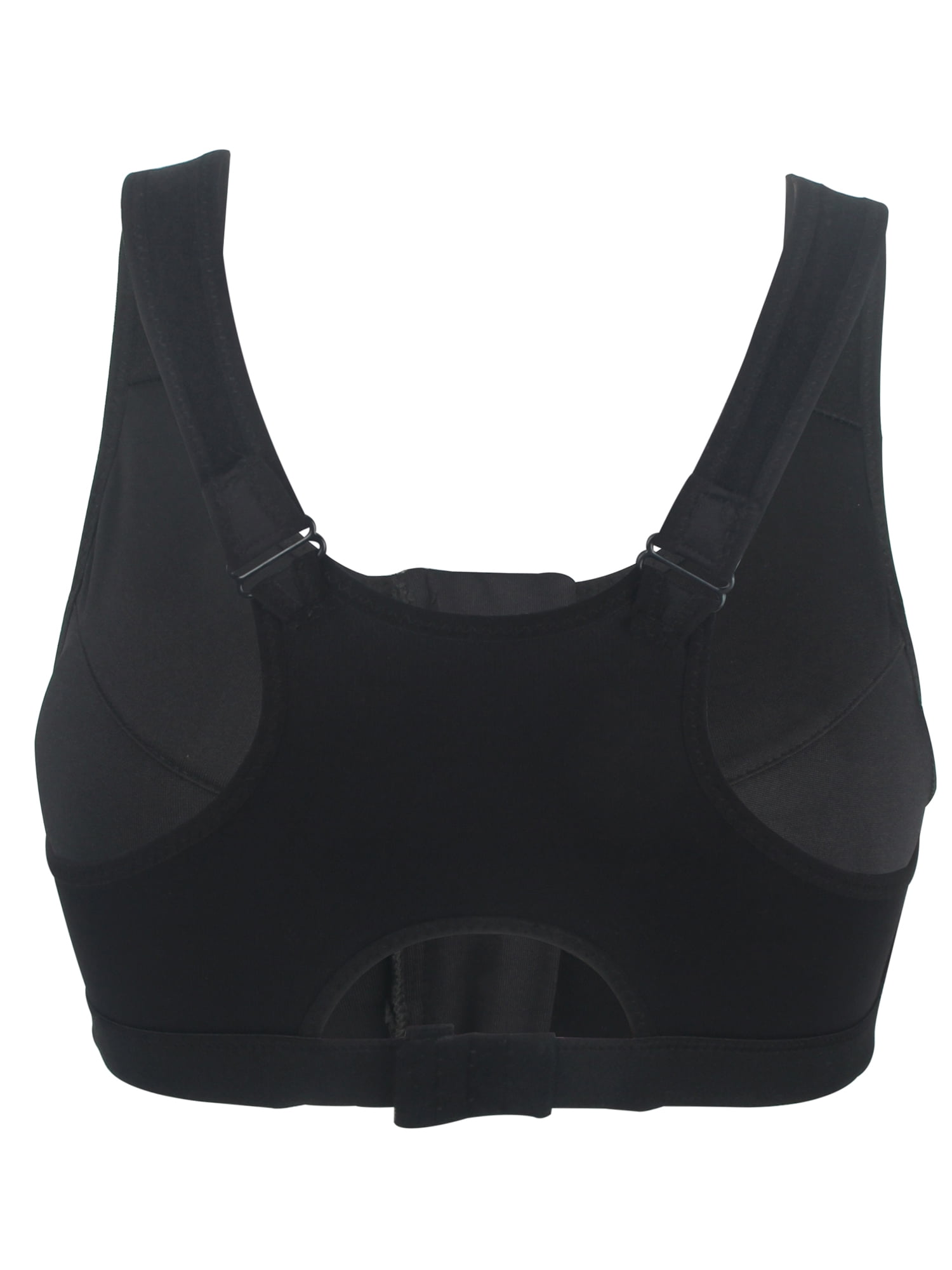 LELINTA Women's Zip Front Sports Bra High Impact Support Running Tank Tops Racerback Breathable