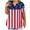 2-13-Red, variant on SELONE Red White Blue Shirts Independence Day Going out Tops for Women Summer Shirts Round Neck Short Sleeve Tops Regular Blouse Womens American Flag Apparel Plus Size Patriotic Clothing Gray XXL