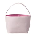 thumbnail image 2 of Kmonabie Striped Fabric Basket Tote Bag, Reusable Organizer Bag with Sturdy Handles, Multipurpose Storage Basket for Beach Grocery Home Decoration, 2 of 5