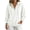 White, variant on cocolona Womens Fall Button-up Pullover Hoodies Loose Casual Long Sleeve Drawstring Solid Color Sweatshirts