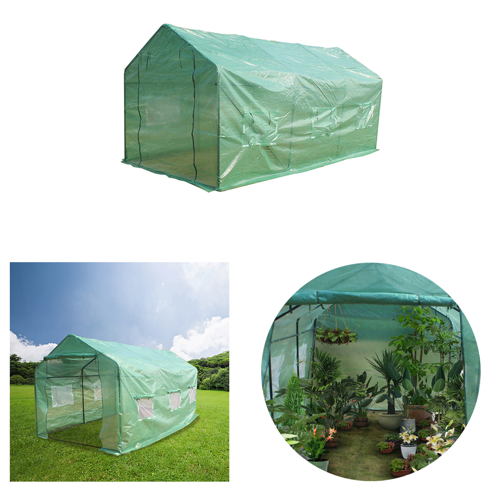 Peroptimist Heavy Duty Greenhouse Plant Gardening Spiked Greenhouse