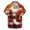 #04, variant on Mens Christmas Hawaiian Shirt Casual Button Down Shirts Funny Santa Claus Printed Blouse Short Sleeve Pullover Christmas Tree Sweatshirt Xmas Party Holiday Shirt Festive Santa Tops, S-5XL