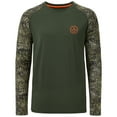 thumbnail image 2 of BASSDASH Men’s Lightweight Camo Hunting Shirt UPF 50+ Sun Protection Long Sleeve Hiking Fishing Performance Tee Mesh Panels, 2 of 8