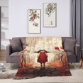 PUREYAH Travel Throw Blanket for Couch, Fairy Tale Lightweight Fluffy