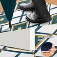 thumbnail image 2 of Yayeee Doormat for Inside 20"x32" Absorbent Low-Profile Washable Non-Slip Rubber Backed Entryway Rug, Gold Geometric Pattern, 2 of 8