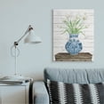thumbnail image 2 of Stupell Industries Tulip Bouquet in Blue Ceramic Vase White Floral Design Canvas Wall Art Design by Cindy Jacobs, 30" x 40", 2 of 4