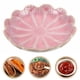 thumbnail image 4 of Forma de flores Snack plato de cerámica plato de plato de placa de condimento de salsa., 4 of 5