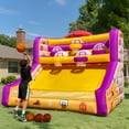 thumbnail image 2 of Wellcomer Inflatable Basketball Arcade Game for kids with Blower and Basketballs, 2 of 9
