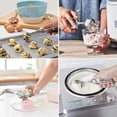 thumbnail image 4 of SharkTRUE Cookie Scoop Set, Cookie Dough Scoop, Cookie Scoops for Baking Set of , Include LargeMedium Small Cookie Scoop, for Cookies, Ice Cream, Muffin, Cuakes, 4 of 8