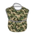 thumbnail image 2 of Zufioo Camouflag Print Toddler Adjustable Waterproof Bib, 11.6x15 Inch Feeding Bib Suitable for 6-24 Month Babies, 2 of 8