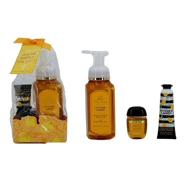 Bath & Body Works KITCHEN LEMON Gift Bag Set You're Simply The Zest