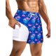 thumbnail image 3 of Traje de baño SURF CUZ con forro de compresión de secado rápido de 13 cm, 3 of 8