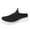 black white, variant on Casual Mesh Half Slippers Slip on Mules Garden Clogs Closed Toe Sandals Unisex
