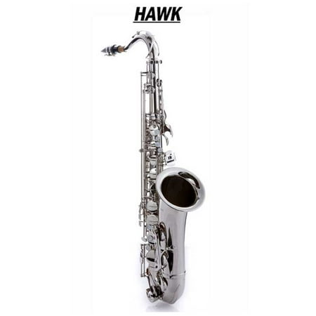 - Hawk Tenor Saxophone Nickel Finish with Case, Mouthpiece and Reed