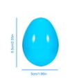 thumbnail image 2 of Juego de 24 huevos de Pascua de plástico con conejito, divertido juguete de Pascua, regalo para niños, amigos, decoración de fiesta de Pascua., 2 of 10