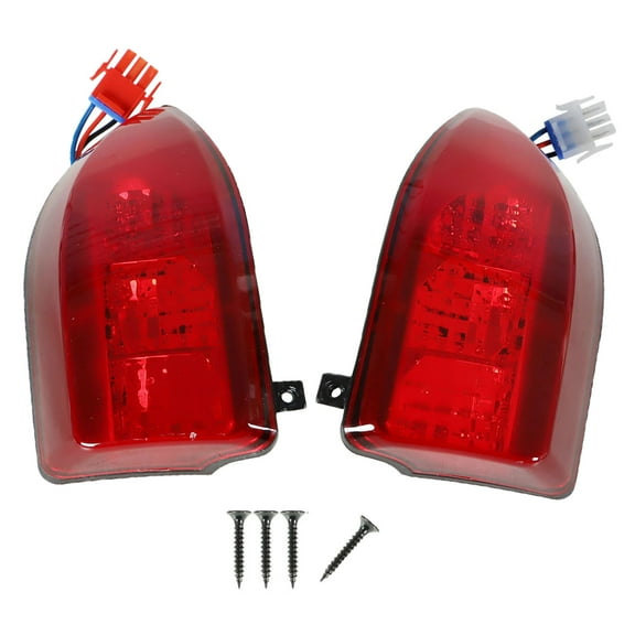 2X LED Taillight Tail Light Rear Light 12V 3 Wires Tail Light kit Replacement for Club Car Precedent 2004-up