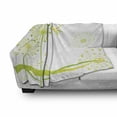 thumbnail image 3 of Dragonfly Soft Flannel Fleece Throw Blanket, Spring Theme with Dandelion Flowers Happiness Hope Summer Design, Cozy Plush for Indoor and Outdoor Use, 50" x 60", Lime and Apple Green, by Ambesonne, 3 of 6