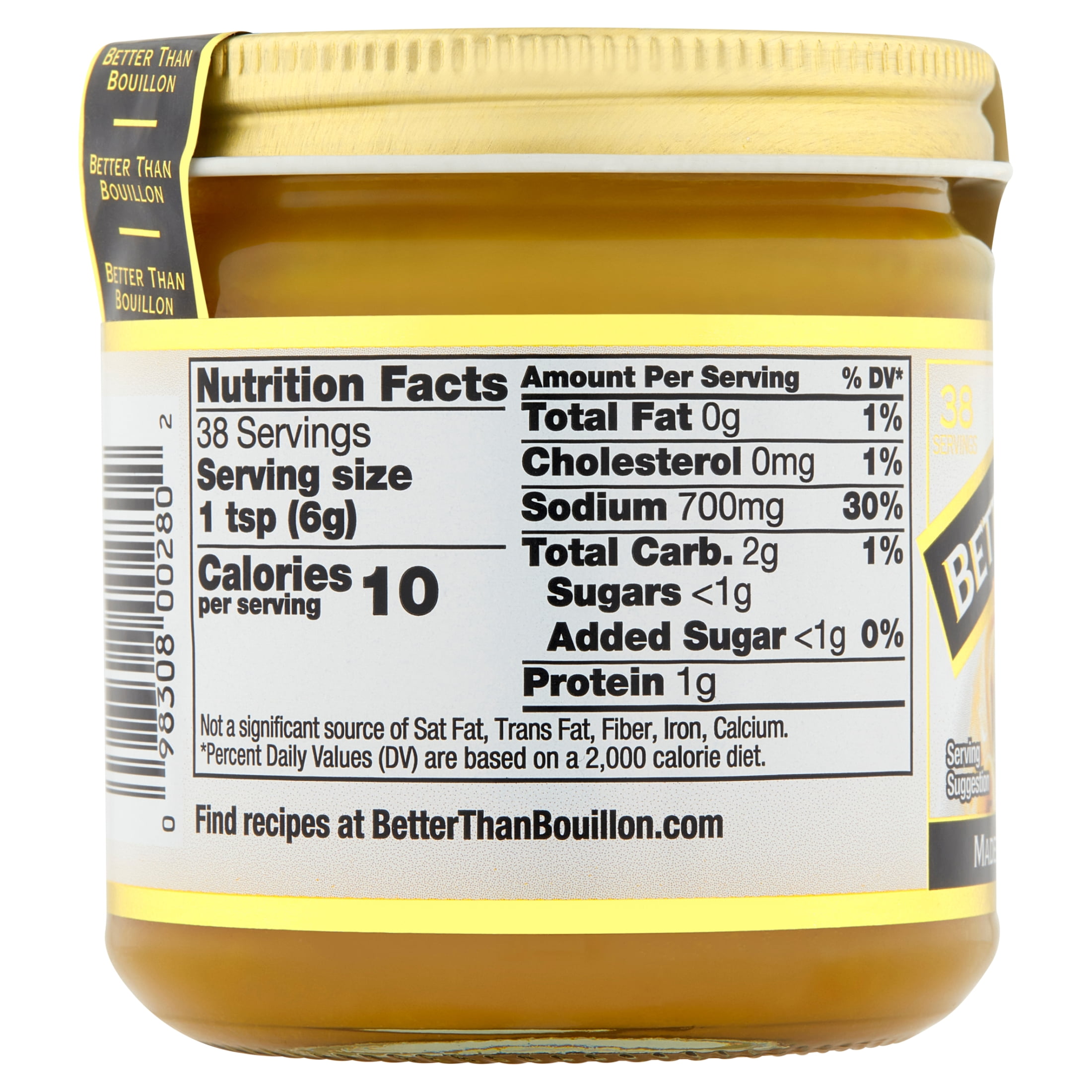(6 pack) Better Than Bouillon Organic Roasted Chicken Base, Shelf-Stable, 8 oz Jar