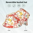thumbnail image 5 of Kll Firefighter Icons Bucket Hat For Women Men Packable Travel Beach Sun Hat Outdoor Rave Accessories Reflective Fisherman Cap, 5 of 9