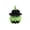A002- Style B, variant on Light Up Halloween Bucket with Soft Plush Pumpkin Design, Halloween Candy Bucket for Student Trick-Or-Treating, Halloween Baskets for Student with Handle for Halloween Party