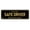 Black Gold, variant on Signs ByLITA Standard Safe Driver Sign (Black) - Small