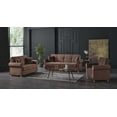 thumbnail image 5 of Ottomanson Convertible Sleeper Sofa Bed with Hidden Storage, Firm Comfort Couch, Brown, 5 of 7