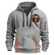 thumbnail image 2 of Sudadera con capucha para hombre, informal, con estampado, deportiva, de manga larga, blusa de poliéster, 2 of 4