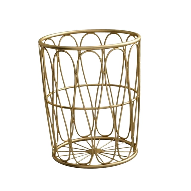Cesto de ropa sucia, clasificador de ropa sucia, caja de basura, cesto de ropa, manta, cesto de almacenamiento, cesto de ropa para baño de jardín Dorado