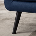 thumbnail image 6 of Modern Accent Fabric Upholstered Single Sofa Chair Comfy Armchair Living Room, Blue, 6 of 11