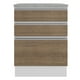thumbnail image 3 of Mostrador Madesa Glamy 60 cm 3 Cajones - Blanco/Marrón Madesa G24601GL, 3 of 6