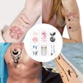 thumbnail image 5 of 30 hojas de tatuajes temporales para mujeres y niñas, tatuajes temporales falsos, Kit de pegatinas para adultos y niños, 5 of 5