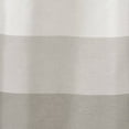 thumbnail image 2 of Exclusive Home Chateau Striped Faux Silk Grommet Top Curtain Panel Pair, 54"x96", Dove Grey, 2 of 4
