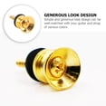 thumbnail image 3 of 2pcs Guitar Strap Button Buckle Pegs Lock Button Metal End Pins Professional Bass Strap Studs, 3 of 9