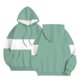 thumbnail image 5 of Ailaofu Women's Long sleeves Color Block Hoodie Tops Cute Casual Drawstring Loose Lightweight Pullover, 5 of 5