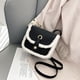 thumbnail image 5 of Bolso de peluche Bolso bandolera infantil de moda mini bolso de hombro para niña negro, 5 of 6