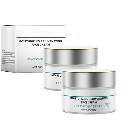 2 Jar Instant Face Lift Cream, Beauty Age-Defiance Crème, with Collagen, Retinol & Vitamin E, Instant Face Lift Cream for Skin Tightening and Firming, Crafted For Mature Skin, Smooth Wrinkles