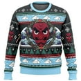 thumbnail image 1 of Fire Rengoku Demon Slayer Christmas Sweater Christmas Sweater Gift Santa Claus Pullover Men 3d Sweatshirt And Top Autumn And Win, 1 of 2