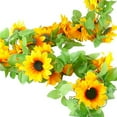 thumbnail image 3 of Billuyoard Guirnalda de flores para colgar en pared del hogar, decoración de simulación de vid Artificial, ratán, 4 Uds. Plantas Artificiales, 3 of 6