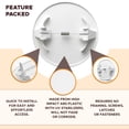 thumbnail image 4 of Morvat 5" Round Spring Access Panel for Drywall & Ceiling, 2 Pack, 4 of 7