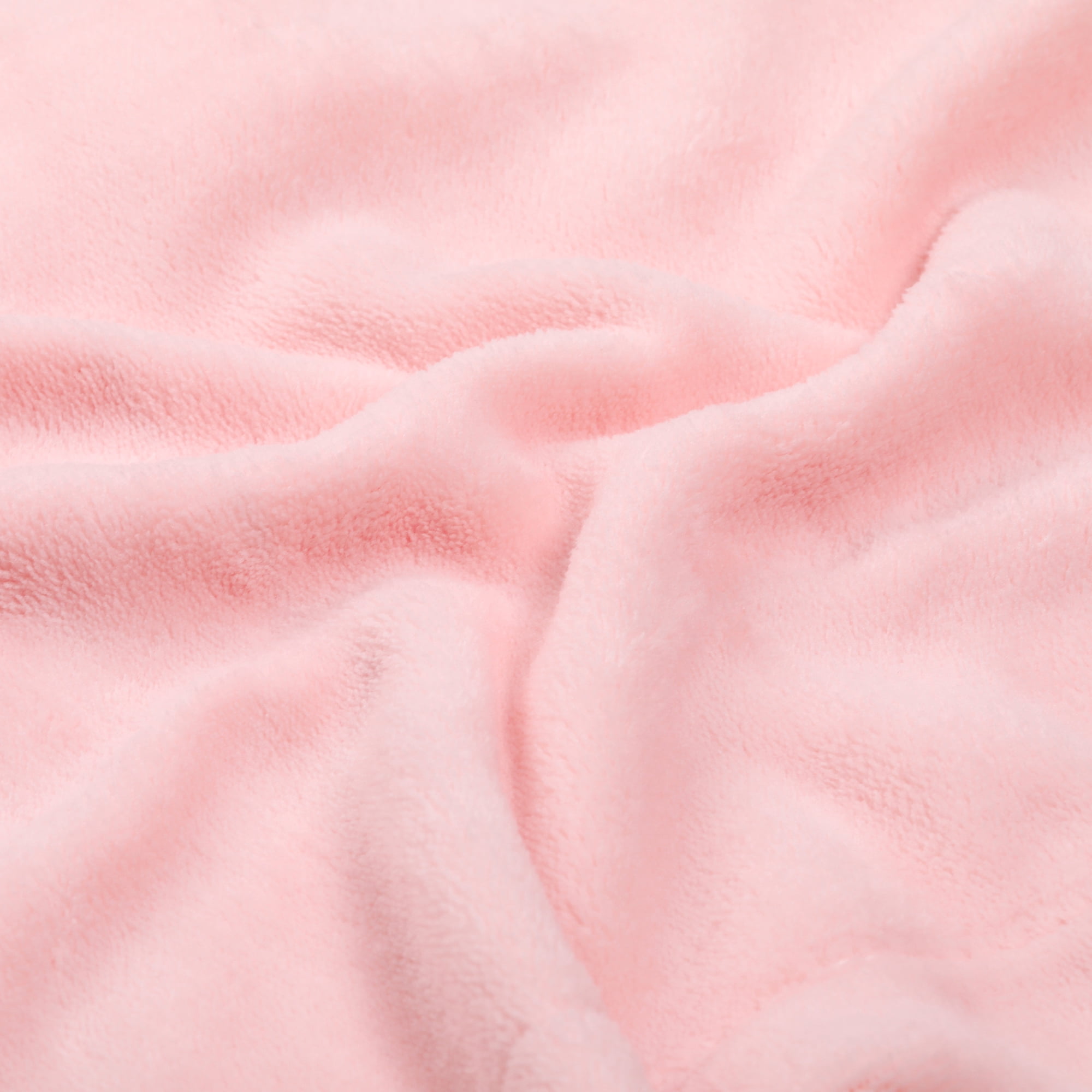 Unique Bargains Velvet Pillow Cases Pillow Covers with Zipper Closure 2pcs Queen Pink
