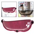 thumbnail image 4 of Cat Hammocks for Window Cars, Sill with Washable Cushion Pad, Suction Pink, 4 of 8