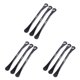 thumbnail image 3 of Advancent 3 Pieces Bicycle Tire Lever Plastic Road Tool Bike Maintenance Bike Bar Pry Opener Cycling Tools Spoon Silver Mountain Curved Type1 NO1, 3 of 6