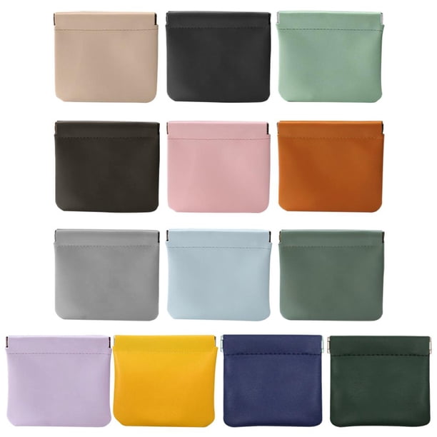 Bolsa Mini neceser de cosméticosneceser de maquillaje de cuero para almacenamiento diario de viaje (caqui) Likrtyny Para Estrenar